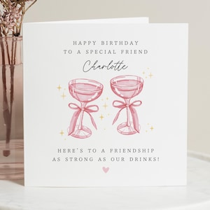 Carte d'anniversaire ami personnalisée, carte d'anniversaire Bestie, carte d'anniversaire meilleur ami, carte d'anniversaire meilleur ami, carte d'anniversaire drôle ami