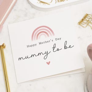 Tarjeta del Día de la Madre para la Futura Mamá, de parte de un bebé, regalo del Día de la Madre para la Futura Mamá, tarjetas del Día de la Madre para la Futura Mamá, tarjeta del Día de la Madre de parte de un bebé