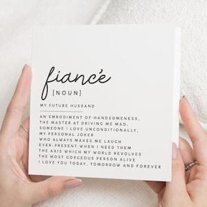 Fiance Birthday Card, Birthday Card For Fiance, Fiance Birthday Card For Him,  Boyfriend Card, Fiance Birthday Gift, Birthday Card For Him