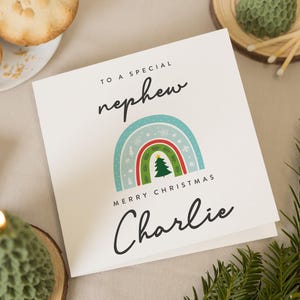 Neffe Weihnachtskarte, Weihnachtskarte für Neffe, erste Weihnachtskarte des Neffen, Neffe Weihnachtskarte, frohe Weihnachten Neffe, Weihnachtsgeschenk Neffe