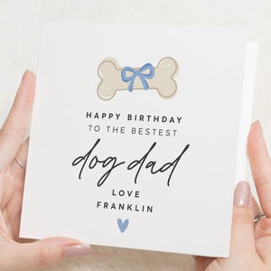 Geburtstagskarte vom Hund, Geburtstagskarte für Hundepapa, Geburtstagskarte für Hundepapa, alles Gute zum Geburtstag vom Hund, Geschenk für Hundepapa, von den Hunden