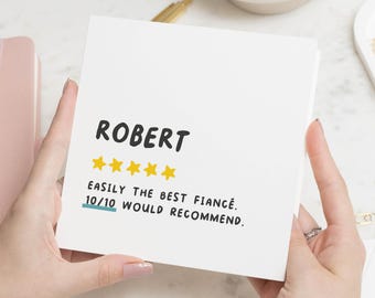 Birthday Card For Fiance, Fiance Birthday Card, Birthday Card For Him, Happy Birthday Fiance, Fiance Birthday Gift, Birthday Gift For Him