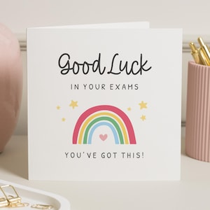 Biglietto di auguri per la fortuna agli esami, Biglietto di auguri per la fortuna agli esami, Biglietto di auguri per la fortuna per un amico, Biglietto di auguri arcobaleno, Hai questa carta