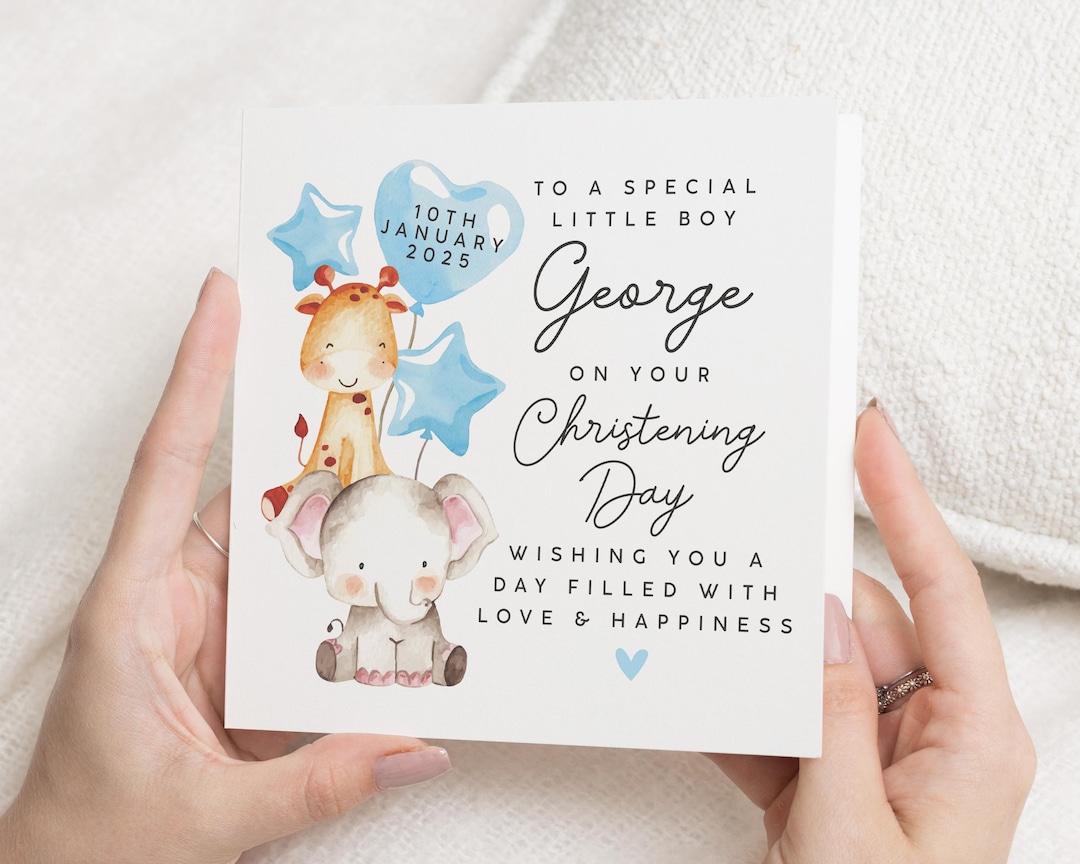 What To Write In Christening Card For Godson