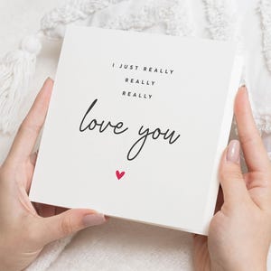 Biglietti di San Valentino per lui, biglietti di San Valentino per marito, biglietto "ti amo", biglietto di San Valentino per lui, regali per lui, biglietto di San Valentino per marito