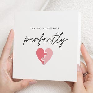 Cadeau Saint-Valentin pour lui, carte de Saint-Valentin pour lui, carte de Saint-Valentin coupe parfaite, carte de Saint-Valentin pour petit ami, cadeau de la Saint-Valentin pour elle