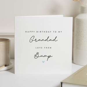 Geburtstagskarte von Bump, Opa To Be Geburtstagskarte, Geburtstagskarte von Bump, Happy Birthday Opa von Bump, Geburtstagskarte von The Bump, für Opas