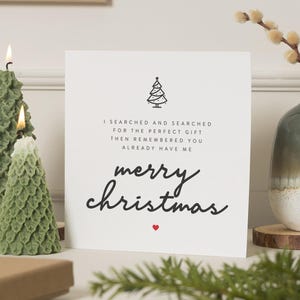 Carte de Noël mari, carte de Noël pour mari, cartes de Noël mari, carte de Noël mari drôle, carte de Noël mari, cadeau mari