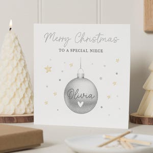 Cartão de Natal para sobrinha, Cartão de Natal para sobrinha, Cartões de Natal para sobrinhas, Feliz Natal para sobrinha, Cartão de Natal para sobrinha, Presente de Natal para sobrinha
