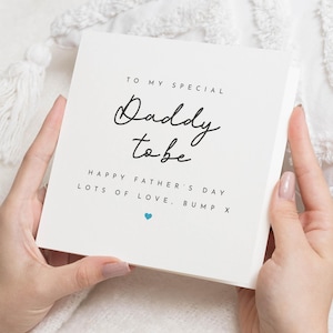 Carte de fête des pères pour futur papa, carte de fête des pères de Bump, carte de futur papa, carte de fête des pères pour papa, carte personnalisée de fête des pères