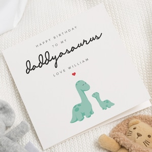 Papa Geburtstagskarte, süße Geburtstagskarte für Daddysaurus, Papa Geburtstagskarte, Papa Geburtstagsgeschenk, Papa Geburtstagsgeschenk für ihn, Papa, vom Baby
