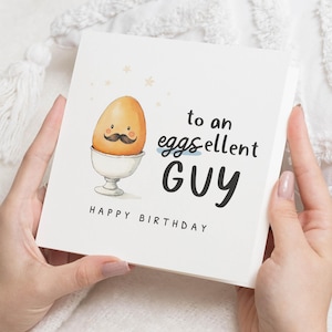 Tarjeta de cumpleaños para él, divertida, ideal para papá, esposo, novio o hijo.