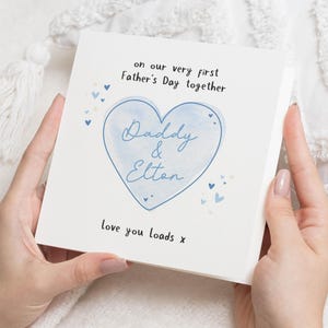 First Fathers Day Card, Fathers Day Card from Baby, Daddy and Me Card, Personalised Fathers Day Card, Cute Fathers Day Card