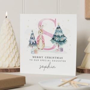 Carte de Noël pour fille, carte de Noël pour fille, cartes de Noël personnalisées fille, carte de Noël fille, carte de Noël fille, fille