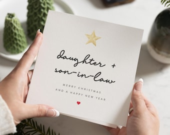 Clintons Weihnachtskarte Für Tochter & Schwiegersohn – Mit Bärchen-Motiv, Inkl. Umschlag