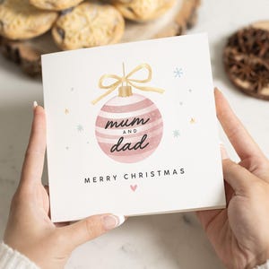 Mama und Papa Weihnachtskarte, Weihnachtskarte für Mama und Papa, Mama & Papa Weihnachtskarte für Eltern, Eltern Weihnachtskarte, Mama Papa, für Mama