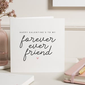 Galentines Karte für Freund, Galentines Geschenk Bester Freund, Galentines-Tageskarte, Freund Galentines-Karte, Bestie-Karte, Galentines-Tag, Valentinstag