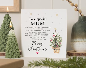 Mum Christmas Card - Christmas Card For Mum - Mom Christmas Card