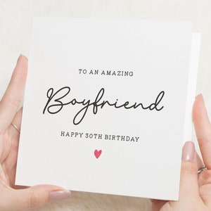 Carte de joyeux anniversaire petit ami, carte d'anniversaire pour petit ami, cadeau d'anniversaire petit ami, carte à mon petit ami, pour lui, petit ami mignon