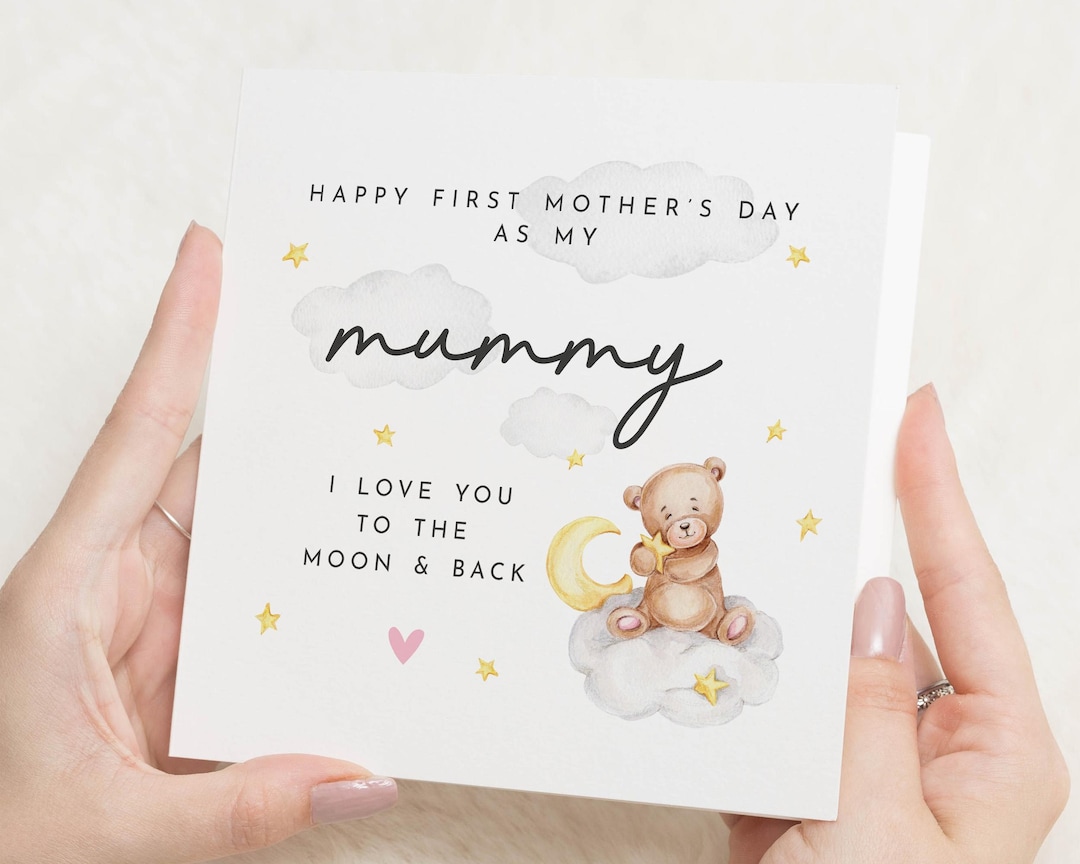 1st Mothers Day Card as My Mummy 2025, Mothers Day Gift for Mummy, 1st ...