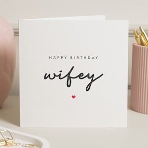 Cartão de aniversário da esposa, cartão de aniversário para a esposa, cartão de aniversário simples para a esposa, presente de aniversário para a esposa, cartão de aniversário personalizado para a esposa, cartão fofo para a esposa