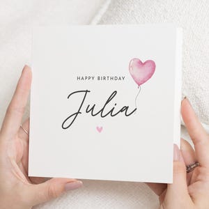 Cartão de aniversário de amiga, cartão de feliz aniversário para ela, cartões de aniversário para mulheres, cartão de aniversário simples, cartão para menina, cartões de aniversário para mulheres