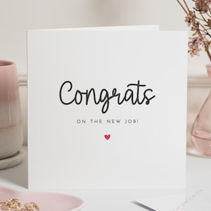 Bonne chance dans votre nouvel emploi, Carte nouveau chapitre, Carte porte-bonheur personnalisée, Bravo pour votre nouvel emploi, Départ du travail, Cadeau pour un nouvel emploi, Cadeau porte-bonheur