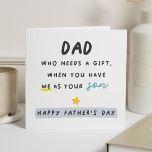 Fathers Day Card from Son, Dad Fathers Day Card, Funny Fathers Day Card, Fathers Day Card for Him, Happy Fathers Day Card