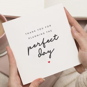 Cartes de remerciement pour organisateur de mariage, Cartes de remerciement pour organisateur de mariage, Cadeau de remerciement pour organisateur de mariage, Carte de remerciement pour organisateur de mariage