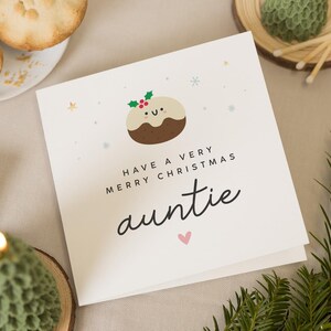 Tante Weihnachtskarte, frohe Weihnachten Tante Karte, Weihnachtskarte Tante, Tante Xmas Karte, Tante Karte zu Weihnachten, Tante von Bump