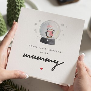 Biglietto di auguri per il primo Natale della mamma, Primo Natale della mamma, Biglietto per il primo Natale da mamma, Buon primo Natale da mamma, Buon primo Natale da mamma