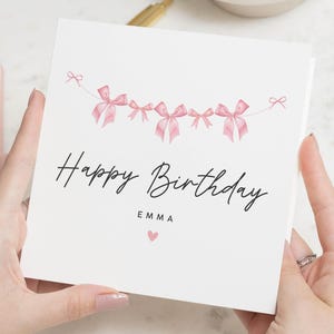 Speciale verjaardagskaart voor vriend, strikkaart voor vriend, verjaardagskaart voor vriend, verjaardagskaart vriend voor vrouw, verjaardagskaarten voor haar, bestie
