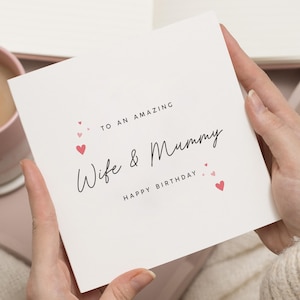 Carte d'anniversaire pour femme et maman, carte d'anniversaire pour femme, cadeau d'anniversaire pour femme, pour femme et maman, cartes d'anniversaire pour femme, cadeau d'anniversaire pour maman