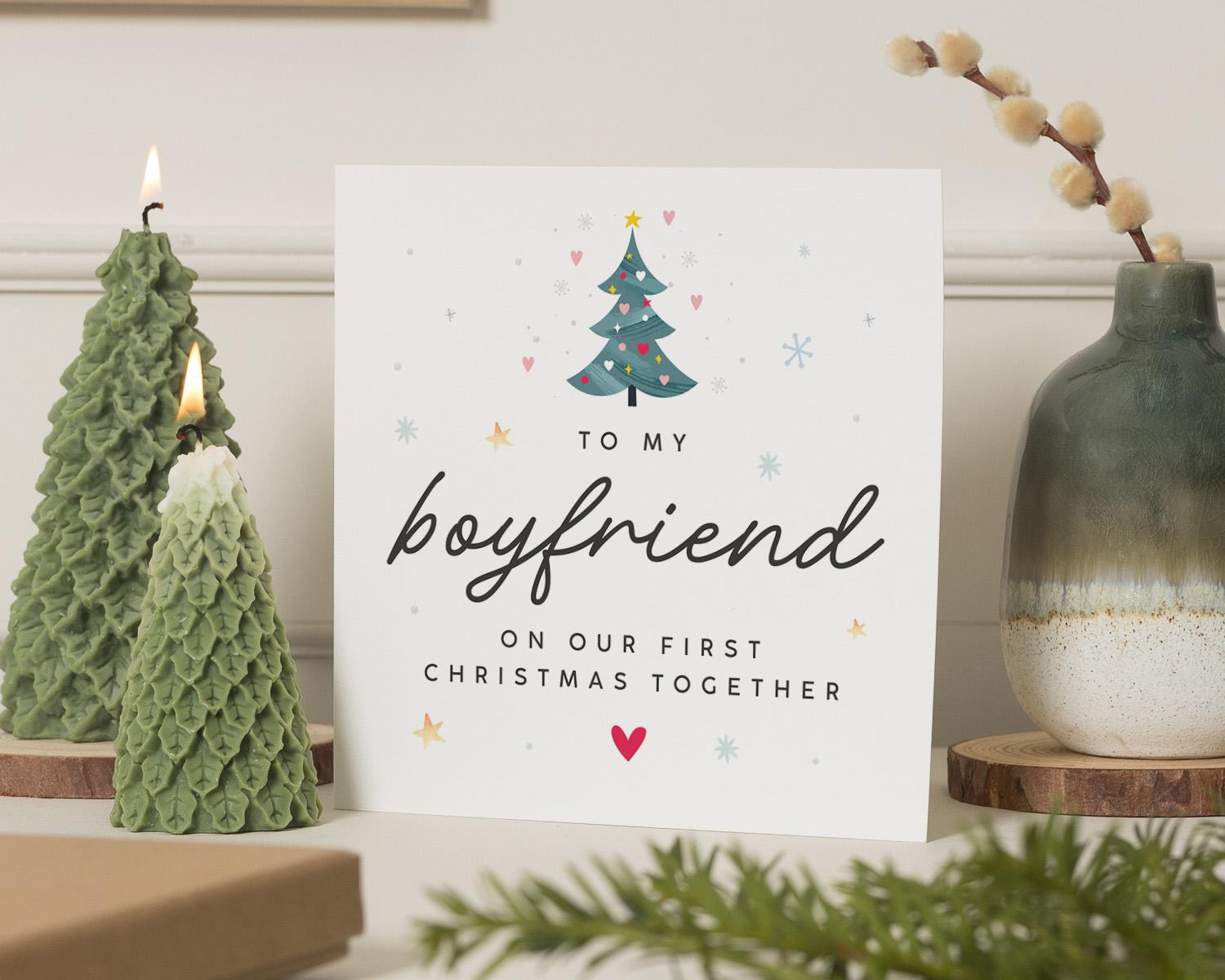First Christmas Diy Christmas Cards For Boyfriend Cute Ideas Ideas