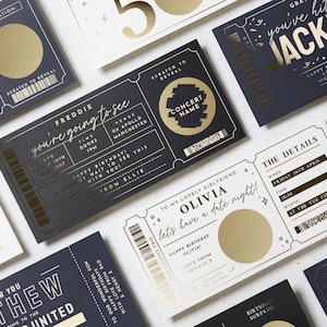 Scratch To Reveal Ticket, Concert Ticket Scratch Card, Concert Gift Ticket, Foil Ticket, Scratch Off Card, Scratch Surprise Card, Voucher image 9