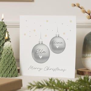 Spezielle Paarweihnachtskarte, Weihnachtskarte Paar, personalisierte Weihnachtskarten, Freunde Weihnachtskarte, personalisierte Freunde Weihnachtskarte