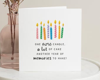 Carte d'anniversaire, carte d'anniversaire pour un ami, carte d'anniversaire pour elle, carte d'anniversaire pour lui, carte d'anniversaire de gâteau, carte d'anniversaire mignonne