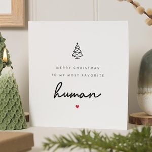Carte de Noël petit ami, carte de Noël petit ami, cadeau de Noël petit ami, carte de Noël petite amie, carte de Noël mari, elle, lui