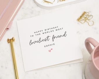 Special Friend Birthday Card, Birthday Card For Friend, Friend Birthday Card Female, Birthday Cards For Her, Lovely Friend Card, Gift
