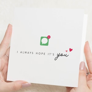 Valentijnsdag kaart vriendje, Valentijnsdag kaart voor hem, Valentijnsdag cadeaus voor haar, cadeaus voor vriend, berichten-app, meldingskaart
