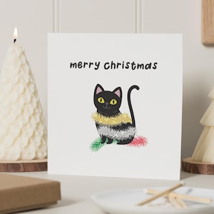 Cat Christmas Card, Christmas Card Cat Lover, Christmas Card From The Cat, From The Cats, Cat Dad, Cat Mum Christmas Card, Cat Xmas Card