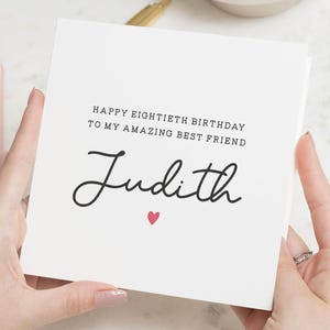 80er Jahre Geburtstagskarte für Frauen, 80er Jahre Geburtstagskarte, Geburtstagskarte 80er spezieller Freund, 80er Jahre Geburtstagsgeschenk für Frauen, Achtziger Geburtstag