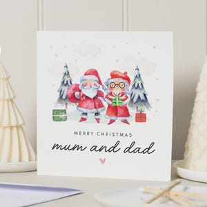 Weihnachtskarte für Mama und Papa, Weihnachtskarte für Mama und Papa, Weihnachtskarte für Eltern, für Mama und Papa, Weihnachtskarte Eltern, Weihnachtsgeschenk