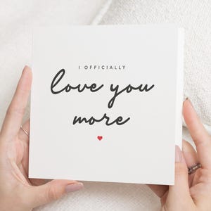 Carte de Saint-Valentin pour lui, cadeaux de Saint-Valentin pour lui, carte Je t'aime plus, carte de Saint-Valentin mari, carte de Saint-Valentin pour petit ami, fiancé