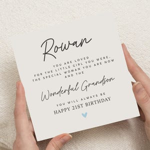 Carte d'anniversaire petit-fils, joyeux 21e anniversaire petit-fils, carte 21e anniversaire petit-fils, carte d'anniversaire pour petit-fils, carte 21e petit-fils
