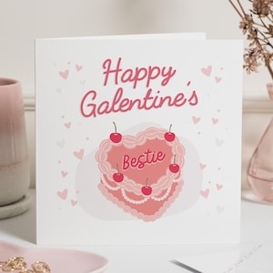Galentines Tageskarte, Galentines-Karte für Bestie, Galentines-Geschenk, Freund Galentines-Karte, Palentines-Tageskarte, Galentines-Tag, Valentinstag
