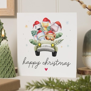 Cartão de Natal personalizado para filha, cartão de Natal para crianças, cartão de Natal para crianças, cartão de Natal para filho, para menino, cartões de Natal para crianças