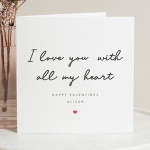 Biglietti di San Valentino per lui, biglietti di San Valentino per marito, biglietto "ti amo", biglietto di San Valentino per lui, regali per lui, biglietto di San Valentino per marito