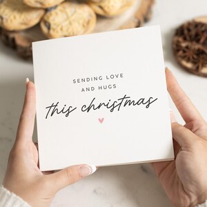 Denk aan je bij kerstkaart, condoleancekaart, kaart voor verlies, voor vriend, rouwkaart met kerst, condoleancekaart, verlieskaart