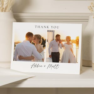 HochzeitDankeskarten, Dankeskarten Hochzeit Mit Foto, Moderne Danksagungskarten Hochzeit, Einfache Danksagungskarten Für Die Hochzeit